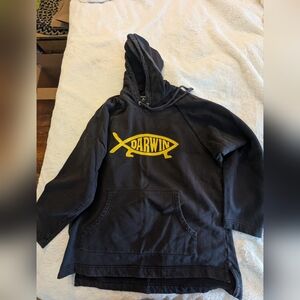 Vintage Darwin emblem hoodie sz M